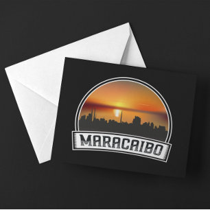 Postal Horizonte de Maracaibo Venezuela Puesta de Sol Via
