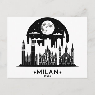 Postal Horizonte de Milán Italia
