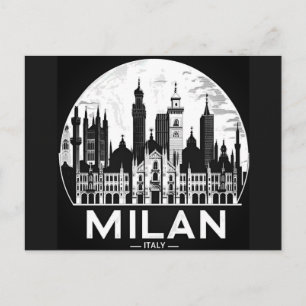 Postal Horizonte de Milán Italia