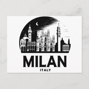 Postal Horizonte de Milán Italia