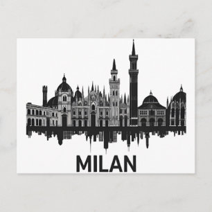 Postal Horizonte de Milán Italia