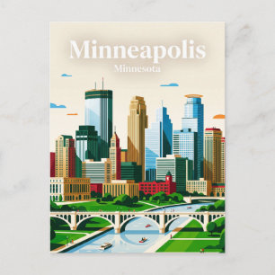 Postal Horizonte de Minneapolis EE. UU.