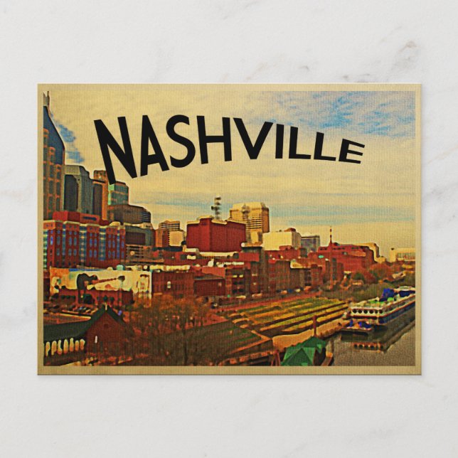 Postal Horizonte de Nashville Tennessee (Anverso)