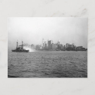 Postal Horizonte de Nueva York desde el puerto, 1920