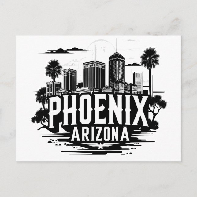 Postal Horizonte de Phoenix Arizona (Anverso)