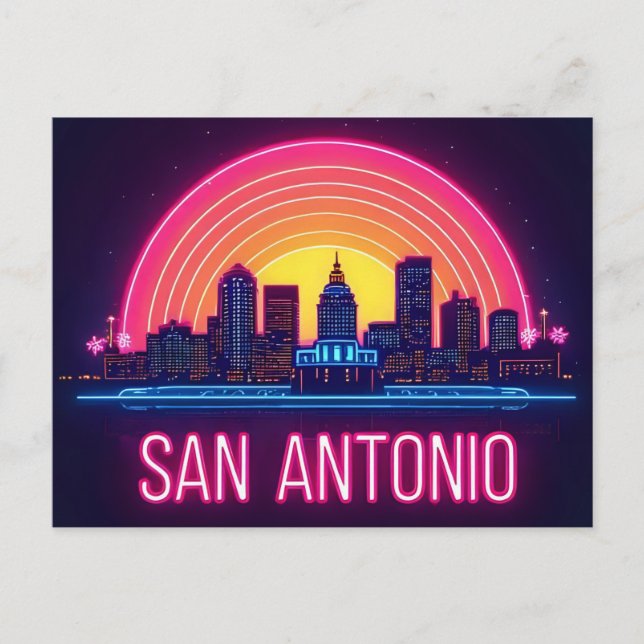 Postal Horizonte de San Antonio Texas (Anverso)