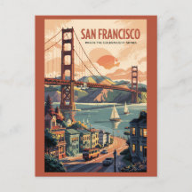 Horizonte de San Francisco California Arte de Viaj
