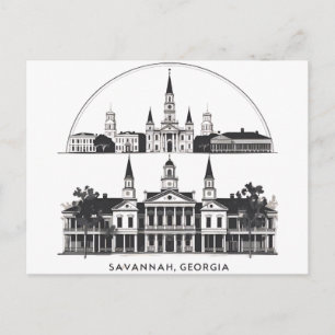 Postal Horizonte de Savannah Georgia