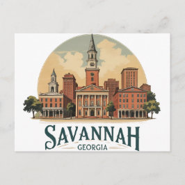Postal Horizonte de Savannah Georgia