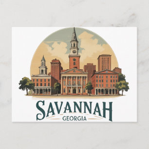 Postal Horizonte de Savannah Georgia