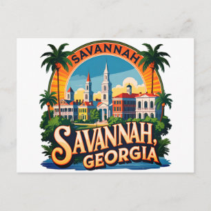 Postal Horizonte de Savannah Georgia