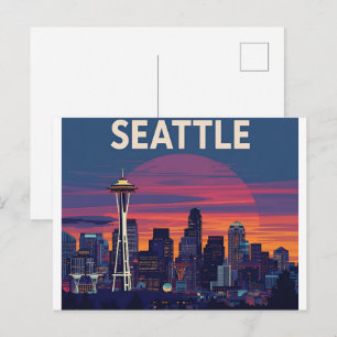 Postal Horizonte de Seattle, Washington