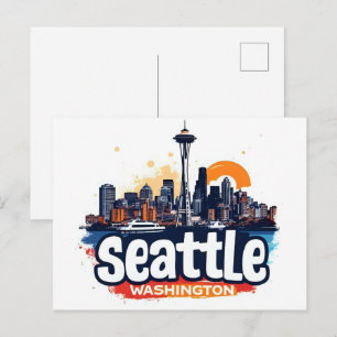 Postal Horizonte de Seattle, Washington