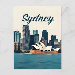 Postal Horizonte de Sídney Australia Viajes