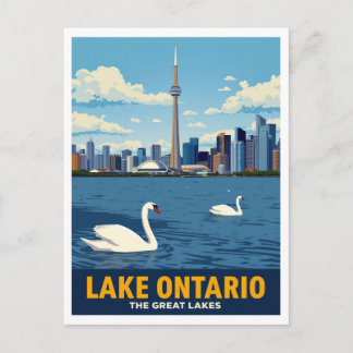 Postal Horizonte de Toronto Canadá Lago Ontario