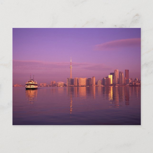 Postal Horizonte de Toronto, Ontario, Canadá (Anverso)