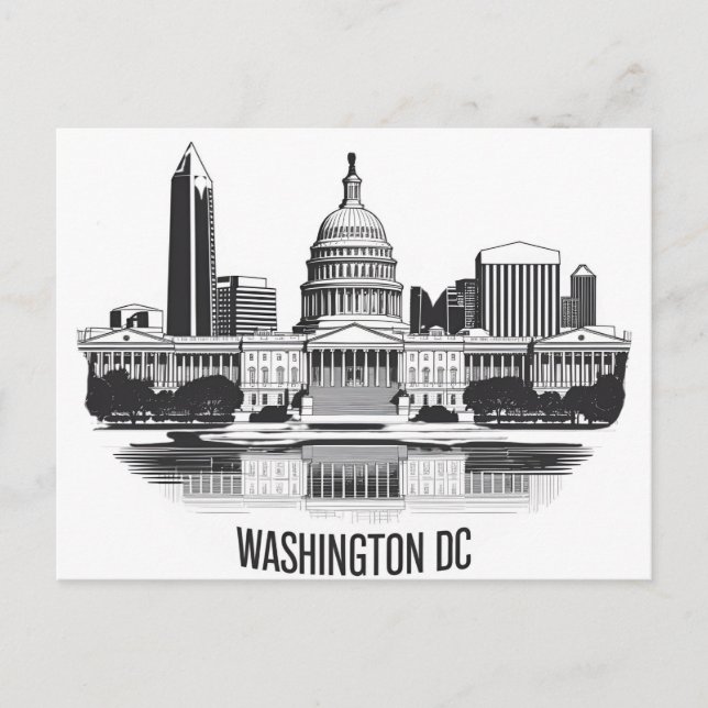 Postal Horizonte de Washington DC (Anverso)