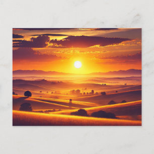 Postal horizonte dorado