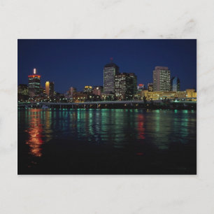 Postal Horizonte nocturno, Brisbane, Queensland, Australi