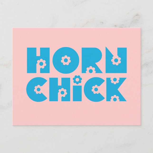 Postal Horn Chick (Anverso)