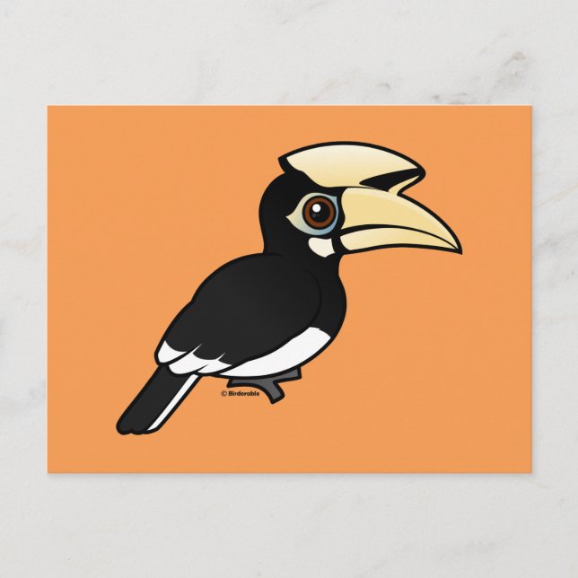 Postal Hornbill oriental (Anverso)