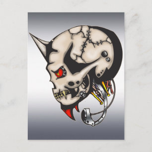 Postal Horned Cyborg Robot
