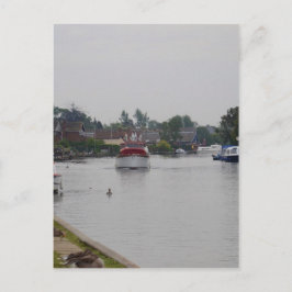 Postal Horning en el río Bure
