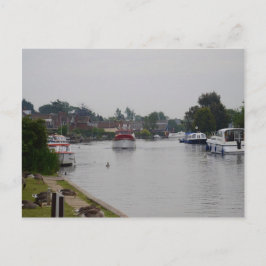 Postal Horning en el río Bure