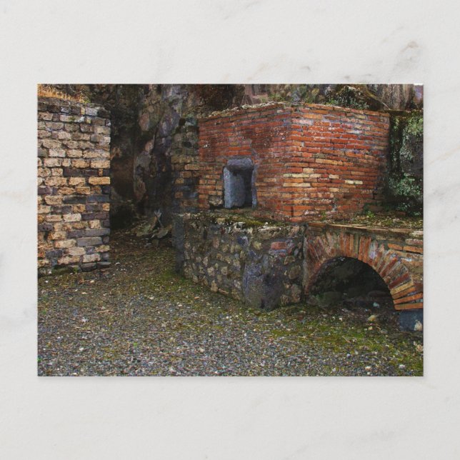 Postal Horno de panadería de Pompeya (Anverso)