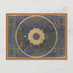 Postal Horóscopo de gobernantes de época, zoológico islám