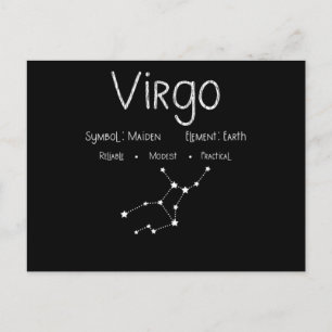 Postal Horóscopo de Virgo Astrología Signo Zodiacal Regal