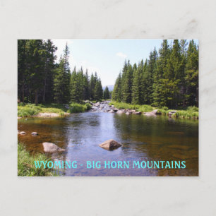Postal Horquilla Este Gran Goose, WYOMING - GRAN BOCA DE