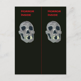 Postal Horror dentro del marcador