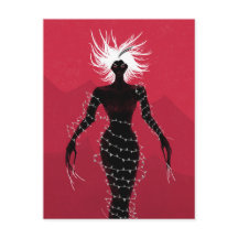 Horror gótica macabra mujer demon trepidante