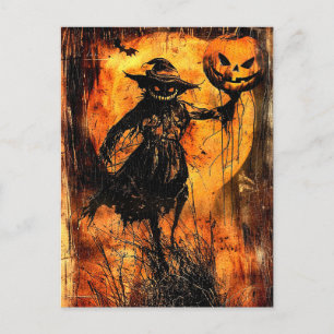 Postal Horror Halloween Jack O Lantern Spookason