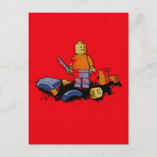 Postal Horror plástico