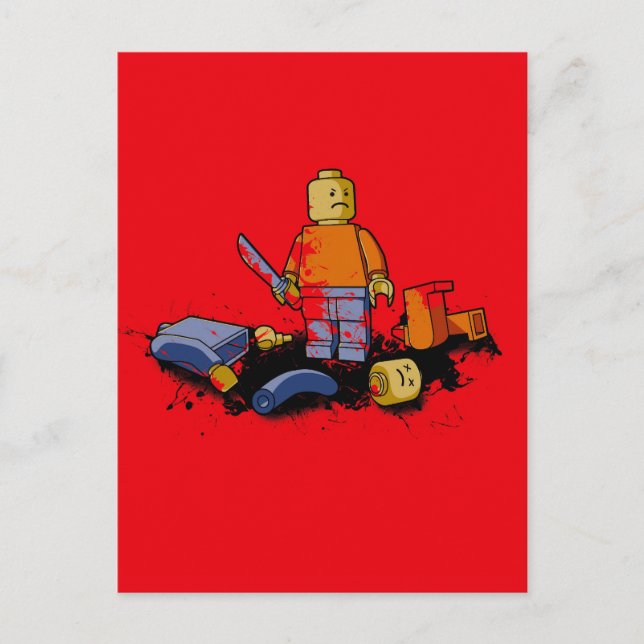 Postal Horror plástico (Anverso)