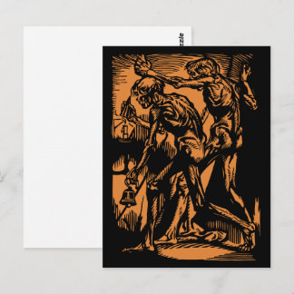 Postal Horrores de Mineros Muertos Desenterrados para Hal
