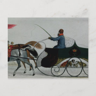 Postal Horse Drawn Sleigh
