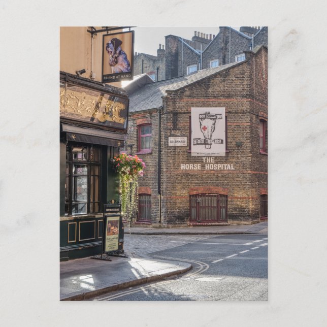 Postal Horse Hospital, Bloomsbury, London UK Postcard (Anverso)