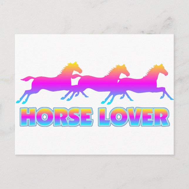 Postal Horse Lover (Anverso)