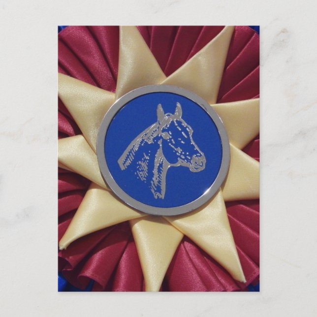 Postal Horse Show Rosette (Anverso)