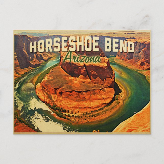 Postal Horseshoe Bend Arizona (Anverso)