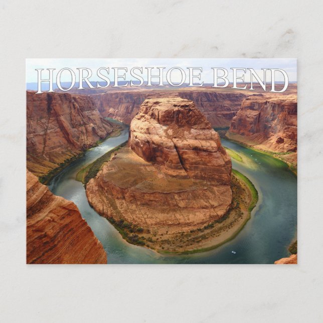 Postal Horseshoe Bend Arizona Glen Canycard (Anverso)
