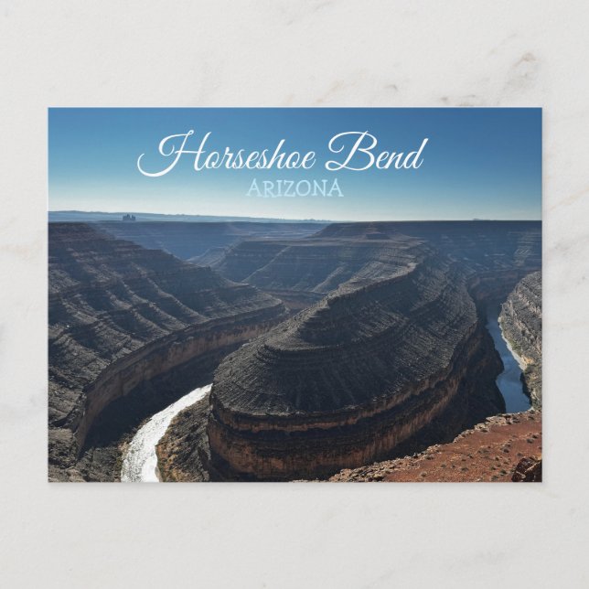 Postal Horseshoe Bend Arizona Viajes (Anverso)