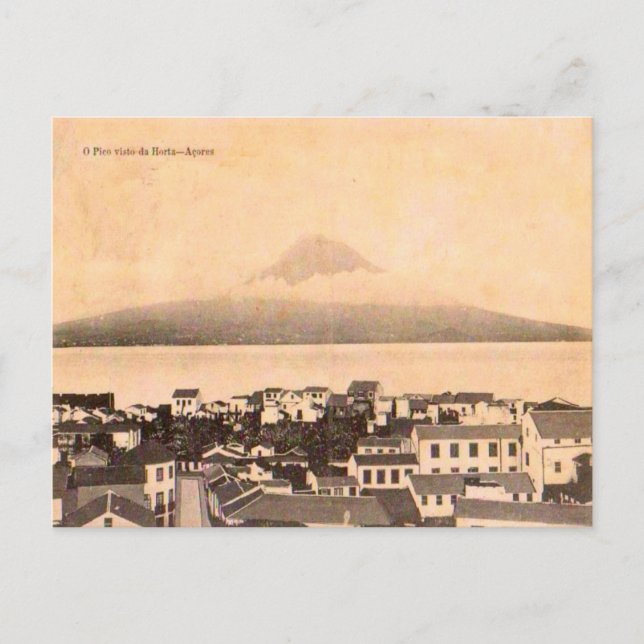Postal Horta Azores 1906 (Anverso)