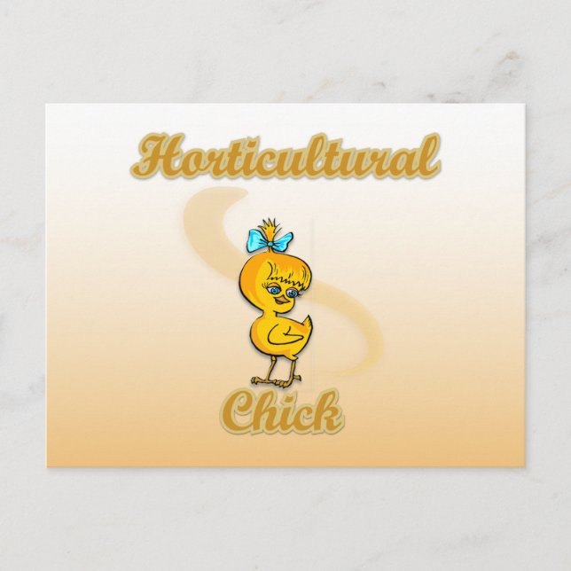 Postal Horticultural Chick (Anverso)