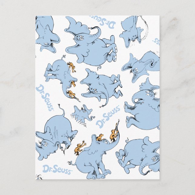 Postal Horton escucha a Quién Mono Patrón (Anverso)