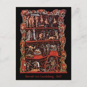 Postal Hortus Deliciarum Hell