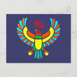Postal Horus Falke Auge falcon hawk eye